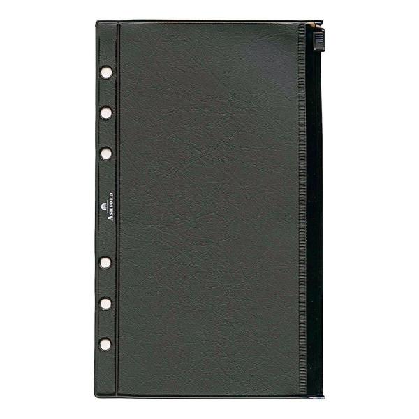 Paul Smith ブラック リフィル式手帳 バイブルサイズ ブラックファスナーホルダー システム手帳リフィル