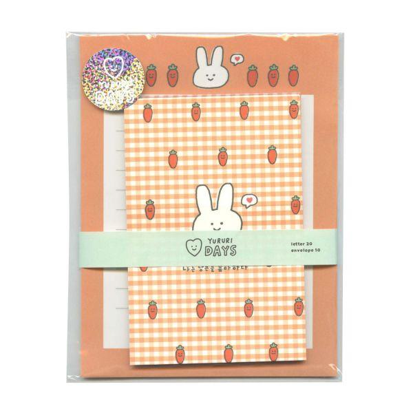Dream Days Yururi Days レターセット にんじん ゆるかわ 便箋 封筒 Fs36 P1352 文具 文房具のkdm ヤフー店 通販 Yahoo ショッピング