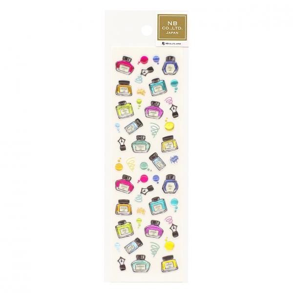 ビジュシール 万年筆インク デコシール 箔押し かわいい qnfools Com