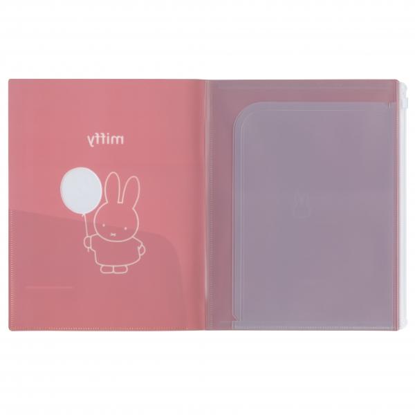 miffy/ミッフィー A4ジップファイル balloon BM-036 : 文具・文房具の