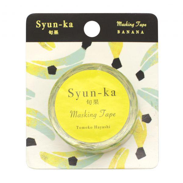 マスキングテープ Syun-ka 旬果 バナナ おしゃれ 大人 マステ