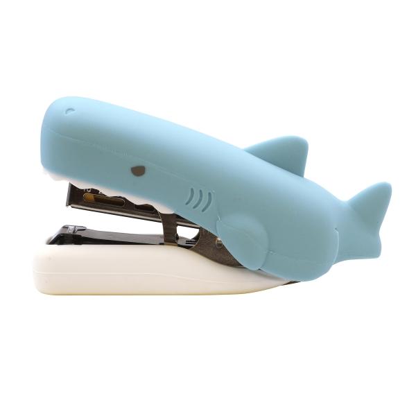 後払い手数料無料 シリコンカバーホッチキス みずべのいきもの さめフラット かわいい Max Hd