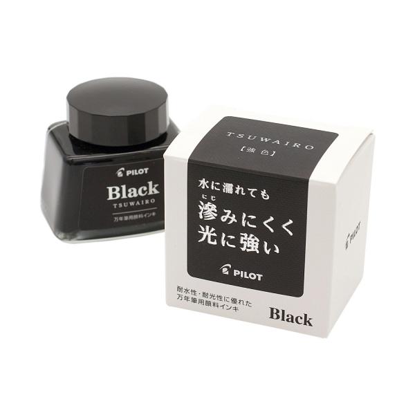 万年筆用ボトルインク TSUWAIRO/強色 30ml 顔料インキ ブラック INK