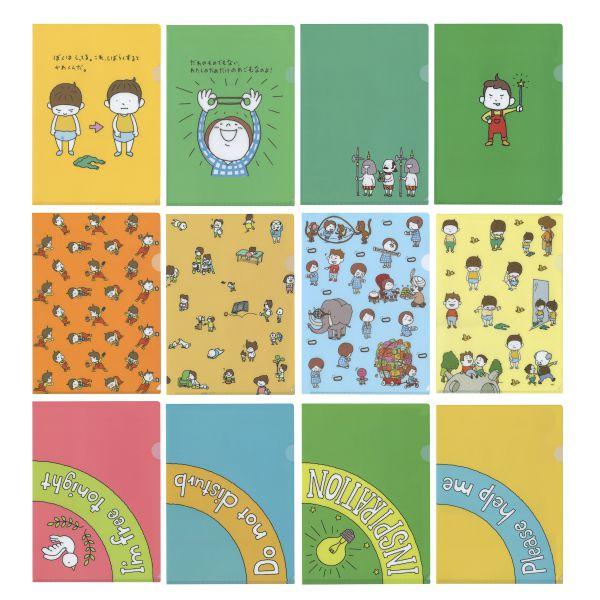 クリアホルダー A4サイズ ヨシタケシンスケ しばらくするとかわくんだ