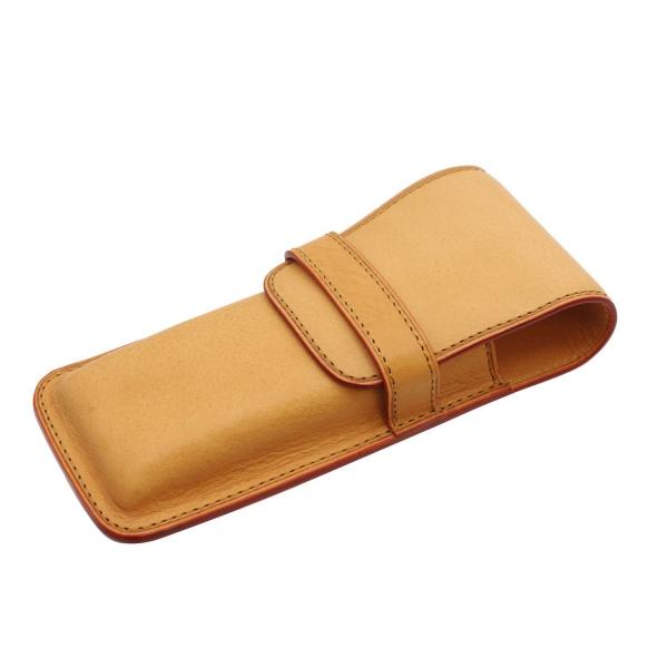 ミネルバボックス ペンケース 肉盛り 3本差し ナチュラル イタリア 本