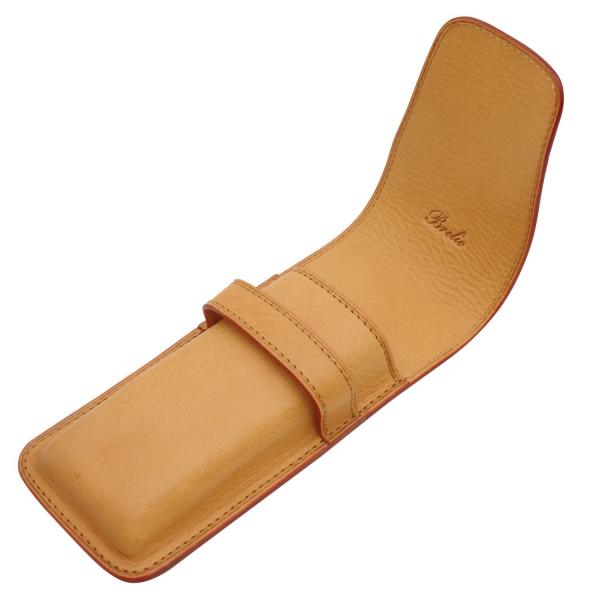 ミネルバボックス ペンケース 肉盛り 3本差し ナチュラル イタリア 本