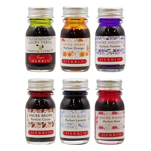 ミニボトル 香り付 インク10ml レモン グリーン 万年筆 つけペン