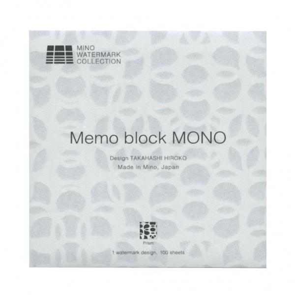 Memo block メモブロック MONO 透かし和紙 Prism 美濃和紙 : 文具・文房具のKDM ヤフー店 - 通販 - Yahoo ...
