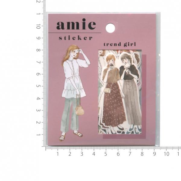 Amie sticker/アミ ステッカー simple girl かわいい フレークシール