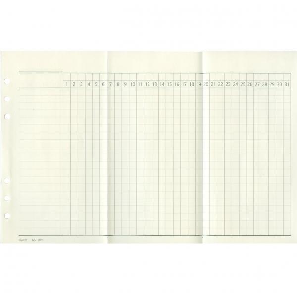 じゃばらんだ ガントチャート A5スリム リフィル JB-0025 |  | 01