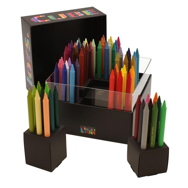 限定クーピーペンシルキューブ７２色　ブラック 限定 クーピーペンシル キューブボックス72 ブラック クーピー 72色