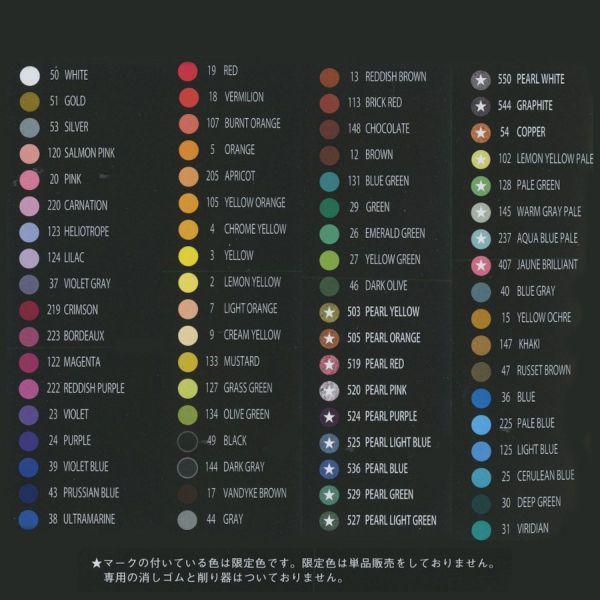 限定 クーピーペンシル キューブボックス72 ブラック クーピー 72色