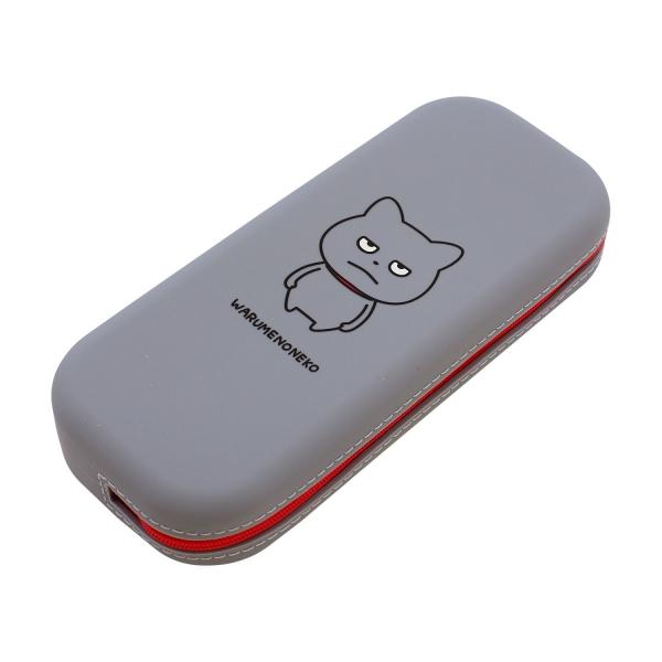 スタジオUG×LIHIT LAB. ファスナーポーチ わるめのねこ にしむらゆうじ