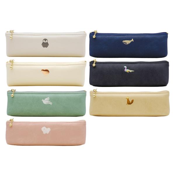 Point ペンケース マチあり Kiwi 筆箱 かわいい PPC-056 : 文具