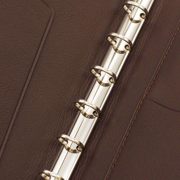 システム手帳 ミニ6サイズ ロイヤルコードバン リング径11mm ノート