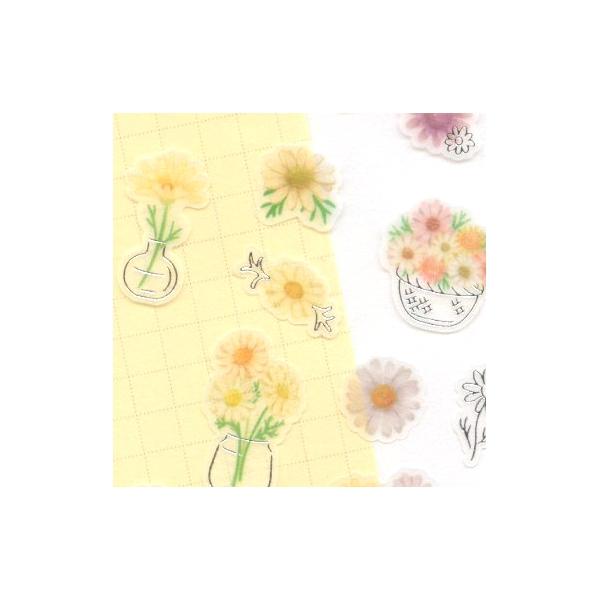 フルラージュフルールシール 色と楽しむ花言葉シール マーガレットの花言葉  212688｜kdmbz｜02