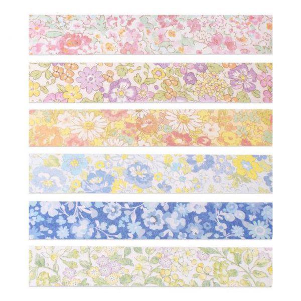 廃盤♡花柄マスキングテープ♡セット売り 花柄マスキングテープ 3巻セット（オマケ付） - メルカリ