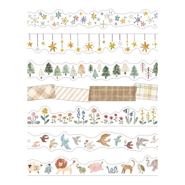 COZY コウジー マスキングテープ ダイカット フラワー マステ 20ミリ幅