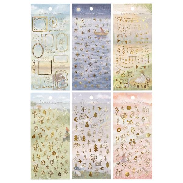 シール グリーミングシーンステッカー 花畑 81743 : 文具・文房具のKDM