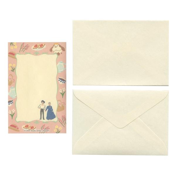 ミニレターセット ハウルの動く城/BREAK TIME flower ジブリ 0323-07  