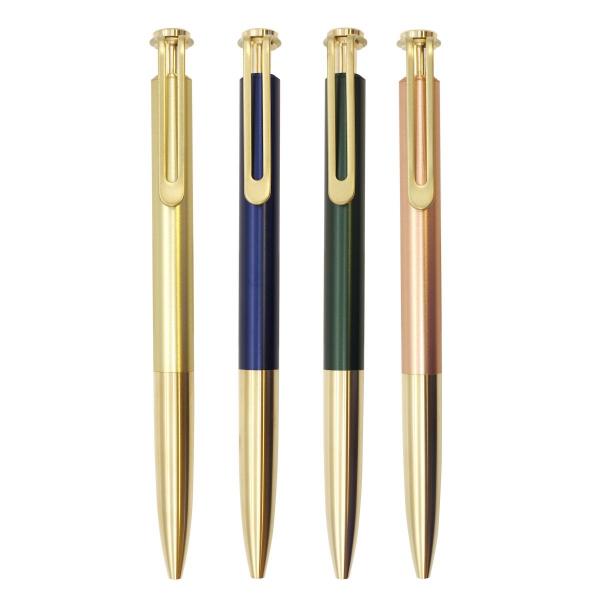 クラフトラボ 008 ノック式 水性ボールペン トライトーンゴールド