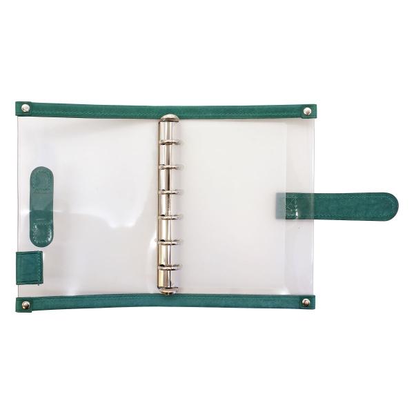 LETS STATIONERY GOODS クリアシステム手帳 ミニ6 MAYAグリーン M6-5