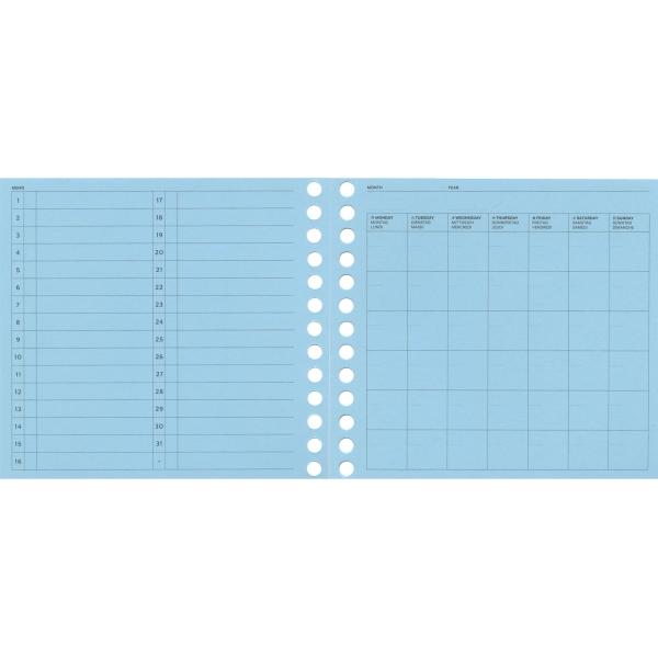 FLEX/フレックス エレメンツ A5 20穴用 月間カレンダー LFX-E03 : 文具
