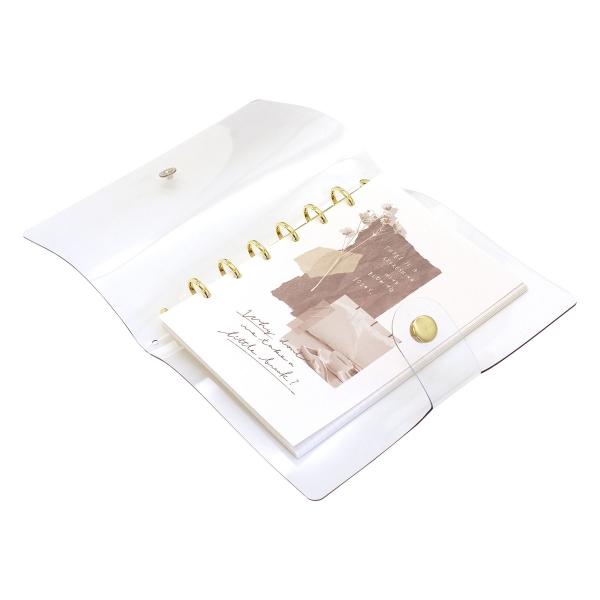 Bine/バイン A6 クリアバインダー ゴールド 57956 : 文具・文房具のKDM