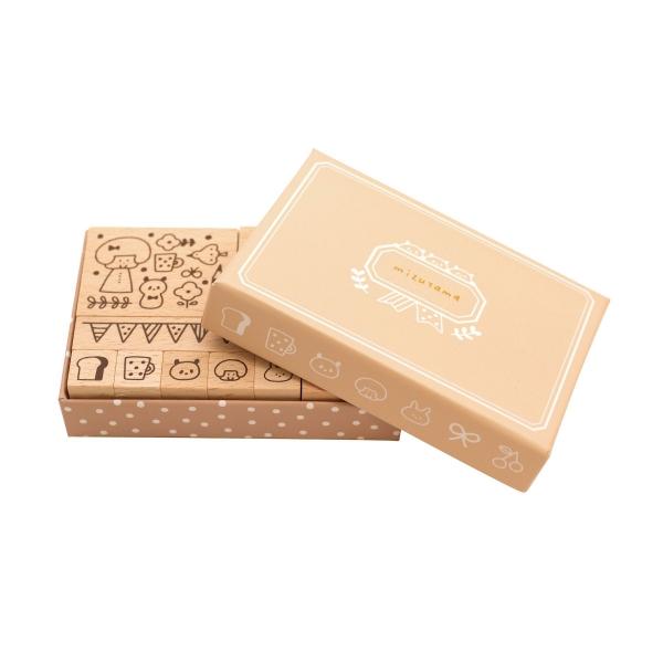 トランプ mizutama Amazon.co.jp: 木製スタンプセット mizutama マークス どうぶつ