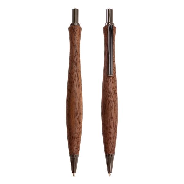 ウエストライン 木軸 シャープペンシル 0.5mm ブラックウォールナット