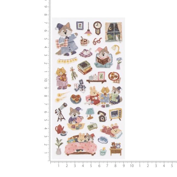 シール メリーフレンズステッカー 日本製 おおかみのよふかし 81911