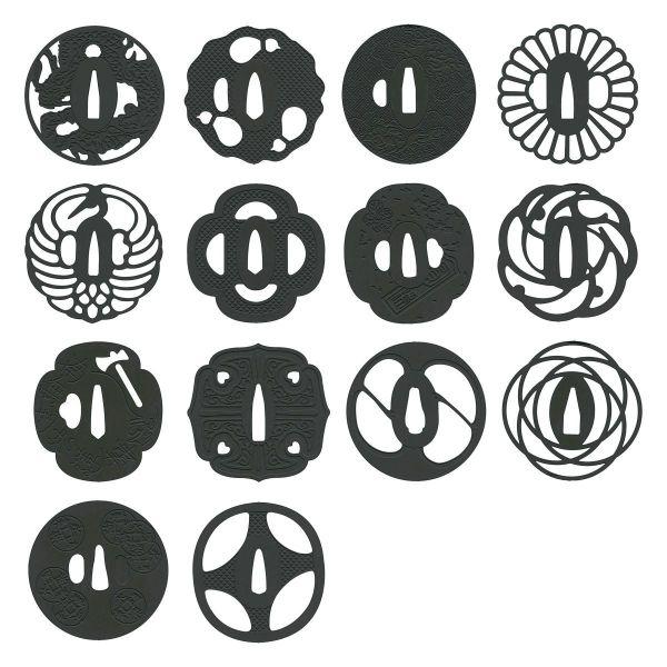 鍔 茶托/コースター ステンレス製 長曽袮虎徹 刀剣好き TCT003 : 文具