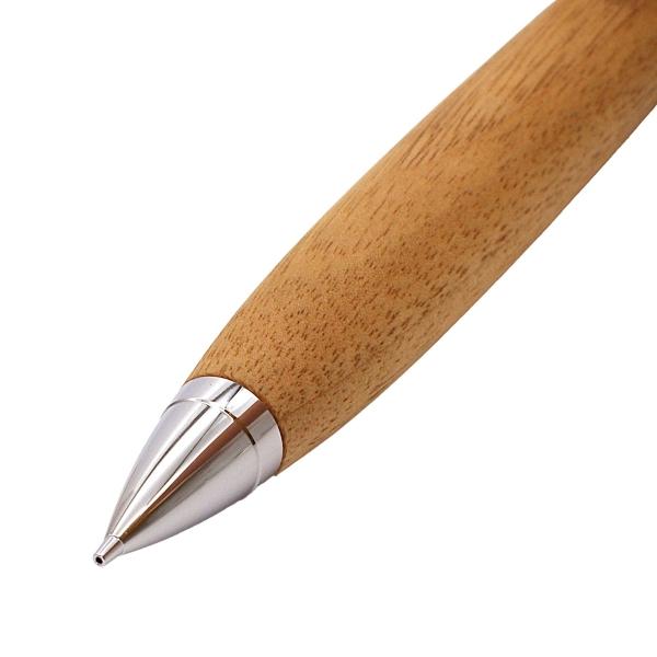 木軸 シャープペンシル 0.5mm 楠/クスノキ 人気 SDGs KIKI-M071 : 文具