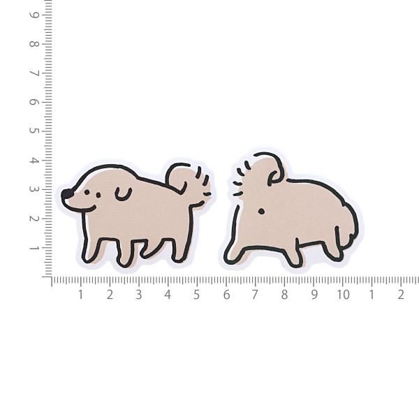 ダイカットステッカー Minimini animal（ミニミニアニマル） Dog STC