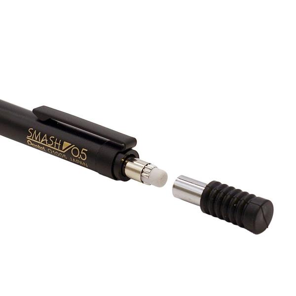 ぺんてる スマッシュ シャープペンシル 0.5mm ゴールド&ブラック 紀寺