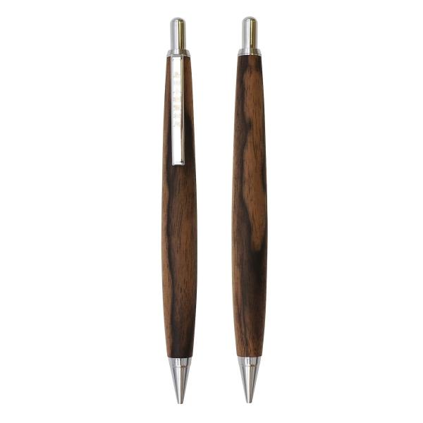 002SV 木軸 シャープペンシル 0.5mm 黒柿/くろがき 1721042 : 文具