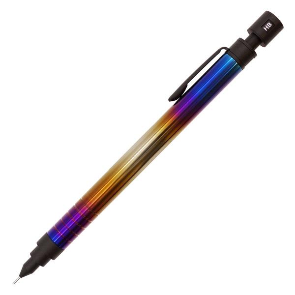 マーベラス シャープペンシル 0.5mm チタニウム(焼き色ポリッシュ) 木