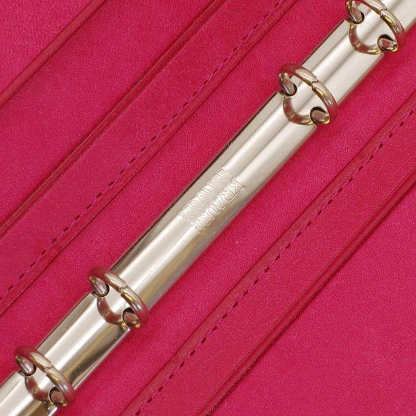 LOAPADコードバン バイブル ノート11mm 撫子×フクシア 日本製 システム手帳 135-9の画像