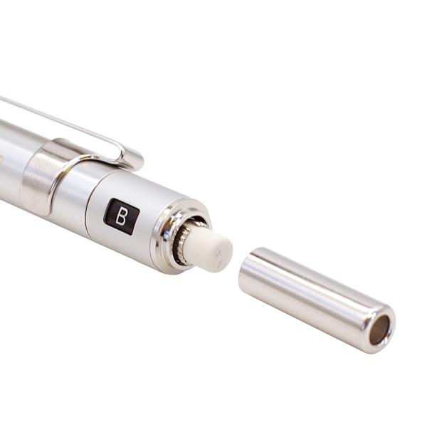 ダブルノック シャープペンシル 0.5mm シルバー KS-02-SV : 文具