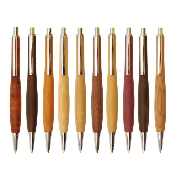 木軸SMASH(花梨こぶ) 木製グリップ付きシャープペンシル Shape 木軸シャープペンシル ノック式 0.5mm 花梨 ギフト SS1511