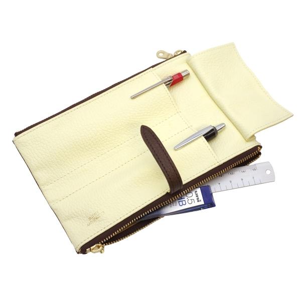 ルポペンケースダークブラウン KDMオリジナル ルポ2/セカンド 本革 ペンケース【ダークブラウン