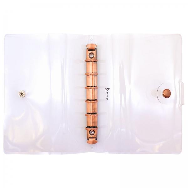 Bine/バイン A6 クリアバインダー ブラウン 57988 : 文具・文房具のKDM