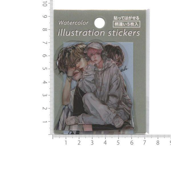 韓国 作家 ステッカー BIYACRAFT 人物&コラージュ素材 146枚セット 71--T32ZO+L._AC_UL210_SR210,