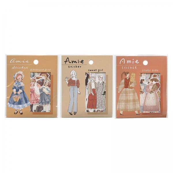 Amie sticker/アミステッカー フレークシール スウィートガール 女の子