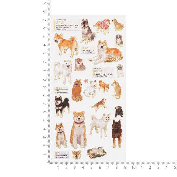 ビジュアルコレクション 大人の図鑑 シール 日本犬 人気 コレクション