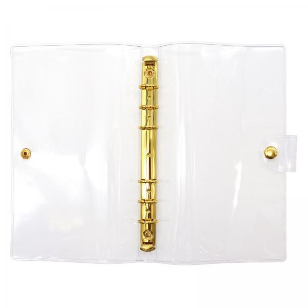 ちゃちゃい 大人のシール収納 6穴バインダー chinaclay クリアバインダー