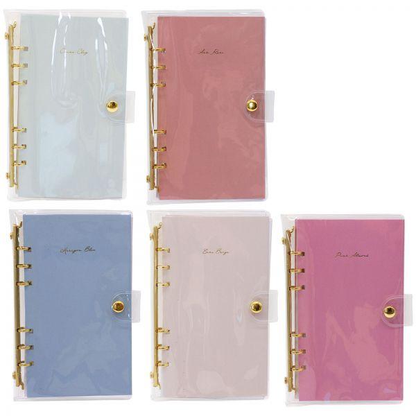 大人のシール収納 6穴バインダー chinaclay クリアバインダー 222384