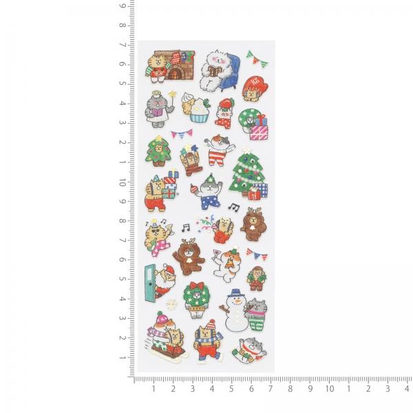 ウィンターセレクション シール クリスマス ごろごろにゃんすけ みんな