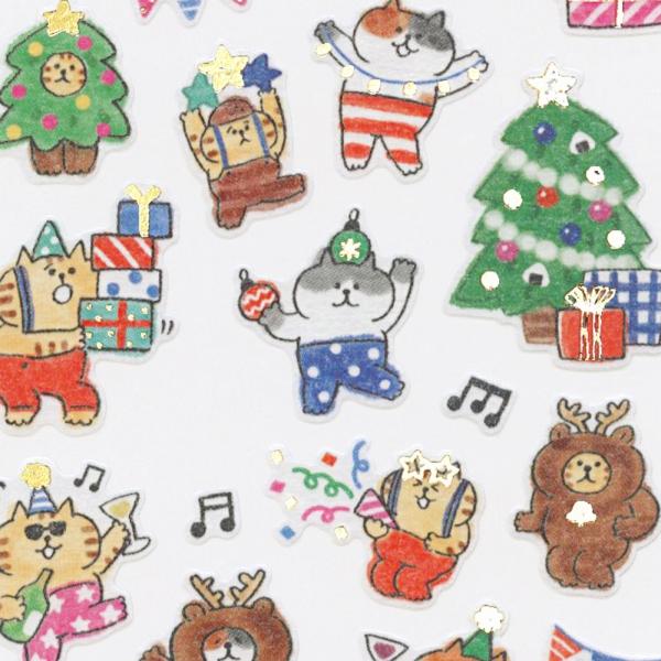 ウィンターセレクション シール クリスマス ごろごろにゃんすけ みんな