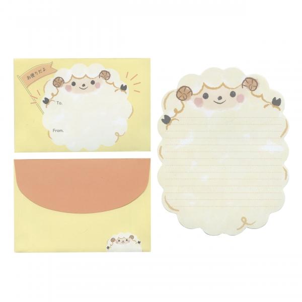 どうぶつレターセット どうぶつシリーズ レターセット ヒツジ かわいい